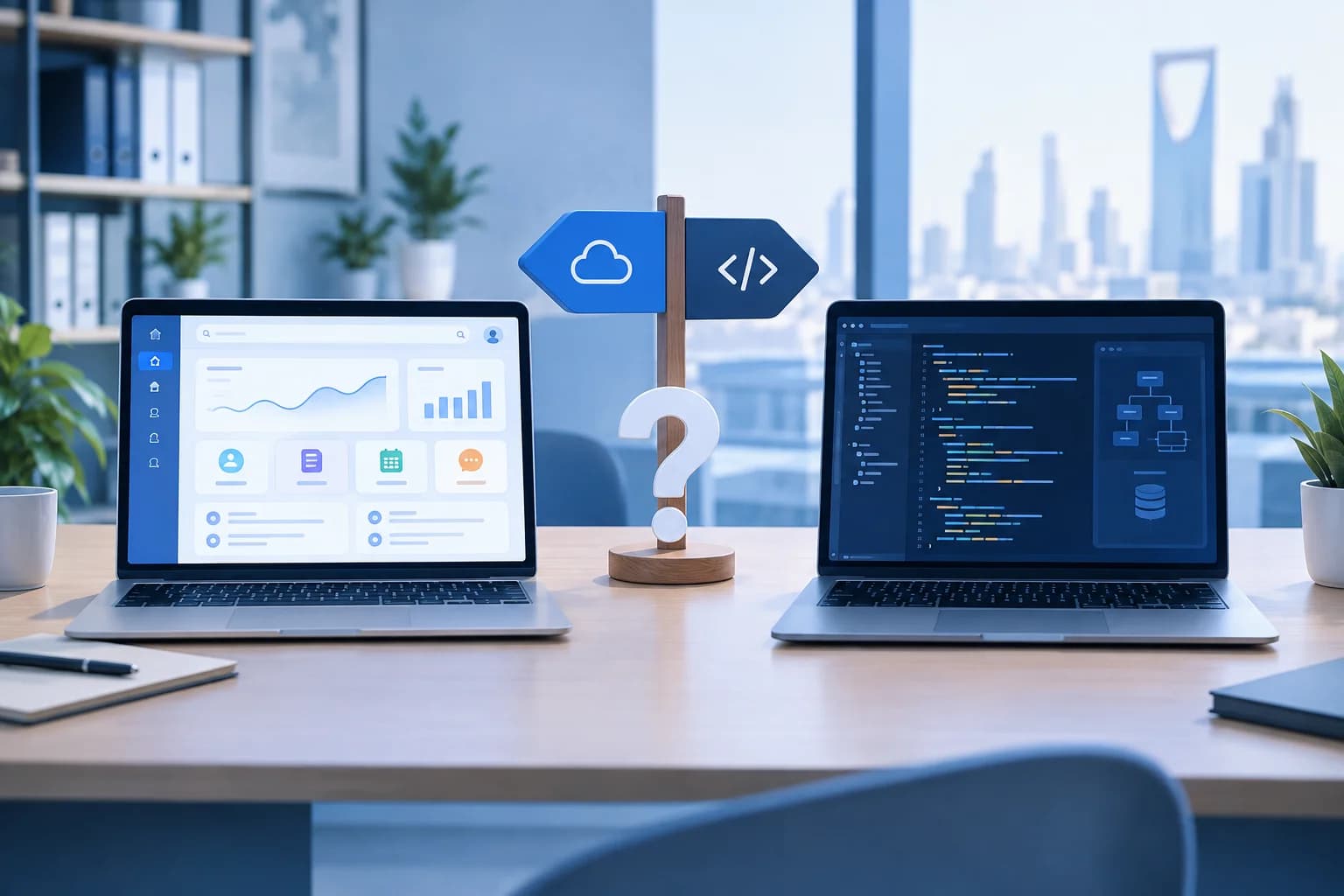 Comparison between custom software development and ready-made software for businesses
